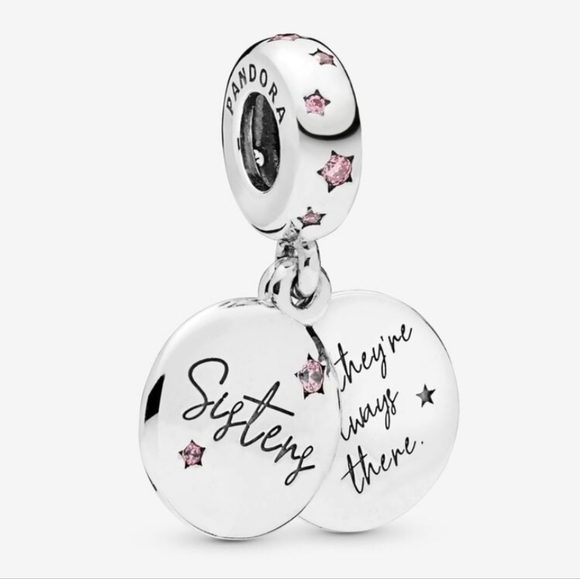 Pandora Forever Sisters Dangle Charm - Picture 1 of 7